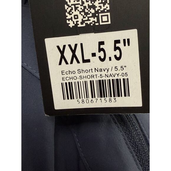 NEW Bear Bottom Mens Echo Shorts NAVY BLUE Size Small 5.5" Inseam Sz XXL Outdoor - Picture 2 of 3